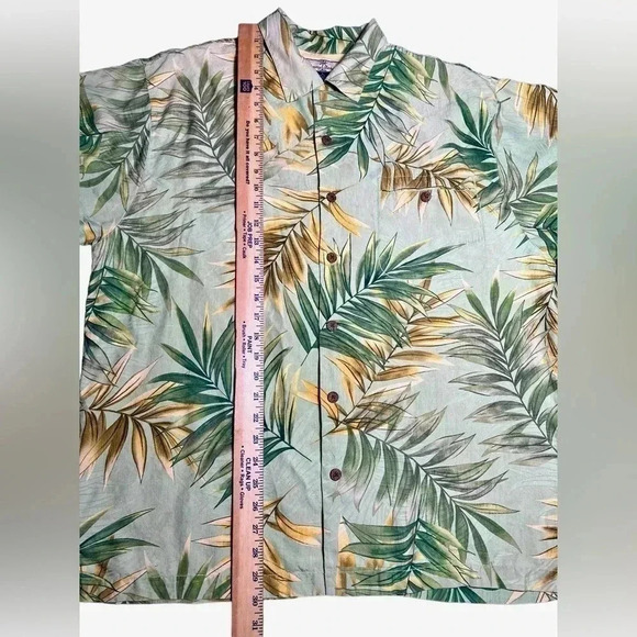 Vintage 90s Tommy Bahama Relax Fit Hawaiian 100% Silk - Picture 4 of 9